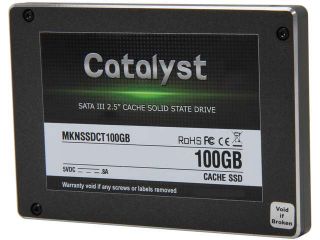 Mushkin Enhanced Catalyst MKNSSDCT100GB 2.5" 100GB SATA III MLC Internal Solid State Drive (SSD) for Windows 7 PCs