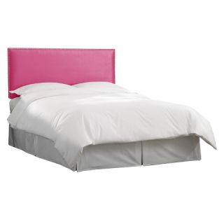 Arcadia Nailbutton Microsuede Headboard   Skyline