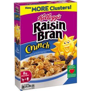Kellogg's Raisin Bran Crunch Cereal, 18.2 Oz