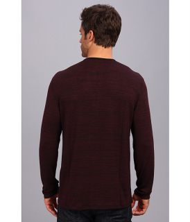 john varvatos raw edge l s henley garnet