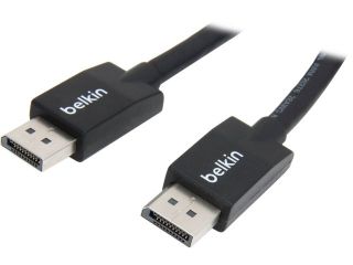 Belkin F2CD000B10 E 10 ft Black DisplayPort to DisplayPort Cable