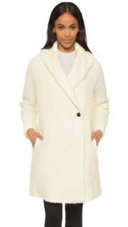 Vince Fuzzy Knit Coat