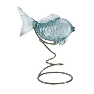 Filament Design Lenor 17.25 in. Clear Glass Fish Statuary CLI FLW63113