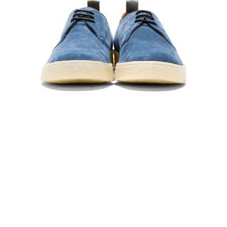 Surface to Air Navy Suede & Crepe Summer Derby V2 Shoe