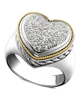 Balissima by EFFY Diamond Diamond Heart Ring (1/5 ct. t.w.) in 18k