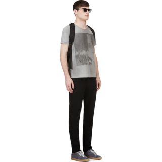 Diesel Grey Photo Print T Ort T Shirt