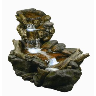 Tier Rainforest Fountain with LED Lights