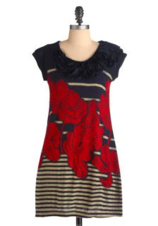 Poppy Art Dress  Mod Retro Vintage Printed Dresses