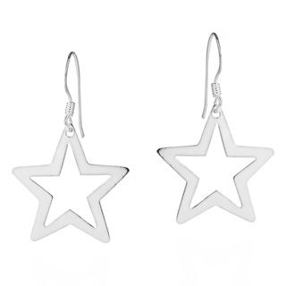 Journee Collection Sterling Silver Dangling Star Earrings   11291913