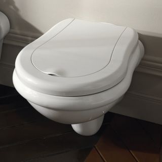 WS Bath Collections Kerasan Retro Wall Mount Elongated 1 Piece Toilet