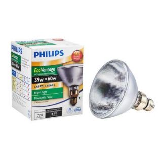 Philips EcoVantage 60W Equivalent Halogen PAR38 Dimmable Floodlight Bulb 421289