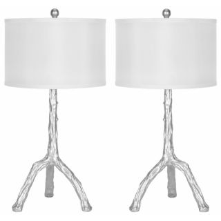 Safavieh Indoor 1 light Silver Branch Table Table Lamps (Set of 2