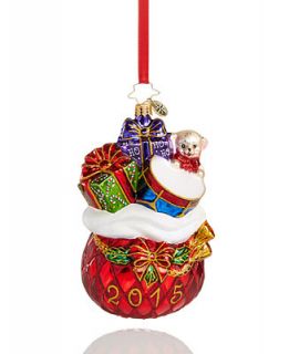 Christopher Radko Exclusive 2015 Gift Bag Ornament   Holiday