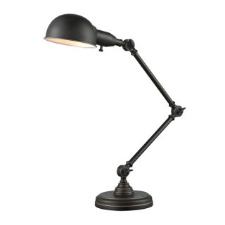 Lite Stuart 1 Light Adjustable Bronze Table Lamp