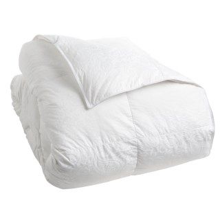 Down Inc. Premium White Duck Down Paisley Comforter   King, Medium Weight 48