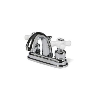 Elements of Design Chicago Centerset Bathroom Sink Faucet with Double