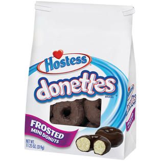 Hostess Donettes Frosted Mini Donuts 11.25 OZ STAND UP BAG   Food