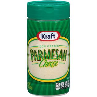 Kraft 100% Grated Parmesan Cheese 8 OZ SHAKER   Food & Grocery   Dairy