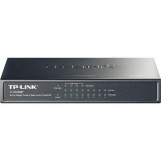 TP LINK 8 Port Gigabit Desktop Switch with 4 Port PoE TL SG1008P