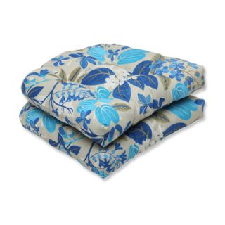 Pillow Perfect Fancy a Floral Wicker Seat Cushion