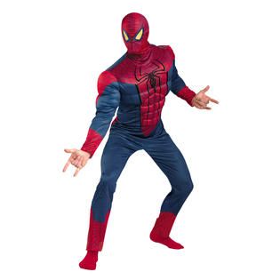 Men’s Spider Man Classic Muscle Halloween Costume Size XXL
