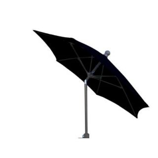 Fiberbuilt Umbrellas 9 ft. Patio Umbrella in Black 9HCRCB T BK