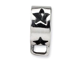 Sterling Silver Reflections Star with Loop for Click on Bead