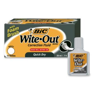 Correction Fluid, Quick Dry , 22ml, White by BIC CORPORATION