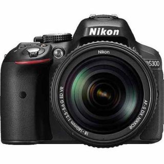 Nikon D5300 24.2 Megapixel Digital SLR Camera Body Only   Black   3.2" LCD   169   6000 x 4000 Image   1920 x 1080 Video   HDMI   PictBridge   HD Movie Mode   Wireless LAN   GPS