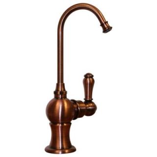 Whitehaus Collection Single Handle Point of Use Drinking Water Faucet in Antique Copper WHFH3 C4120 ACO