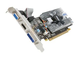 Open Box MSI GeForce GT 430 (Fermi) DirectX 11 N430GT MD1GD3/LP 1GB 128 Bit DDR3 PCI Express 2.0 x16 HDCP Ready Low Profile Video Card