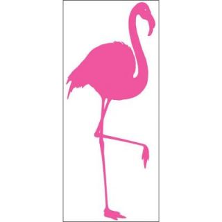 Snap 39.75 in. x 17.125 in. Pink Flamingo Wall Decal WC1286283