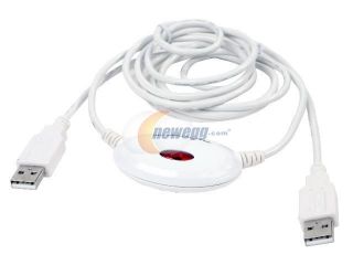 SABRENT SBT CDL2 White USB 2.0 Data Link (bridge) and Network Cable