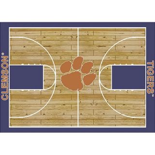 NCAA College Home Court Clemson Novelty Rug by My Team by Milliken