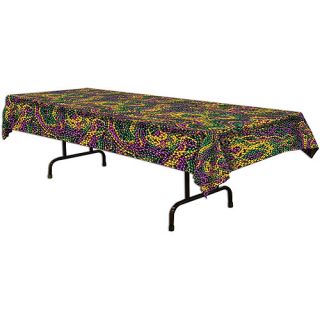 New Mardi Gras Beads Long Table Cover Party Decoration