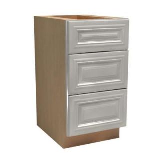 Home Decorators Collection 18x34.5x21 in. Coventry Assembled Vanity Base Cabinet with 3 Drawers in Pacific White VBD1821 CPW
