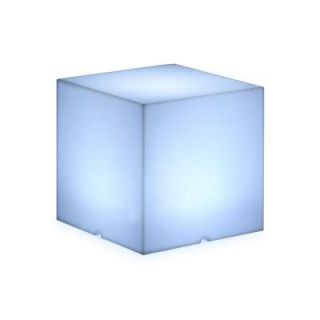 ZUO Lumen 15.7 in. Medium Multicolor Cube Lamp with Stool 50160