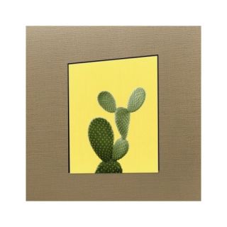Cactus on Yellow Poster Gallery Graphic Art by Americanflat