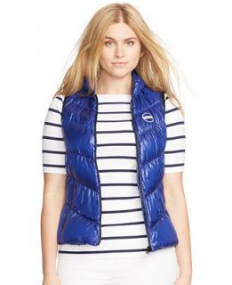 Lauren Ralph Lauren Plus Size Full Zip Vest Jacket   Coats   Plus