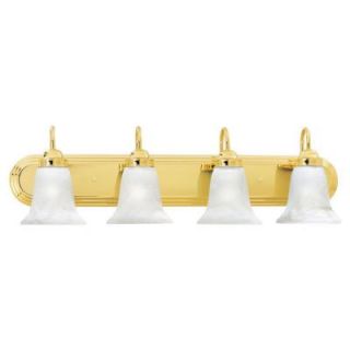 Thomas Lighting Homestead 4 Light Polished Brass Wall Vanity DISCONTINUED SL75841