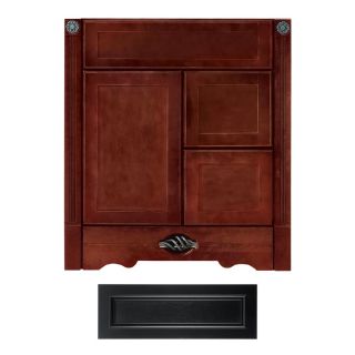 Architectural Bath Remington Black Transitional Bathroom Vanity (Common 30 in x 21 in; Actual 30 in x 21 in)