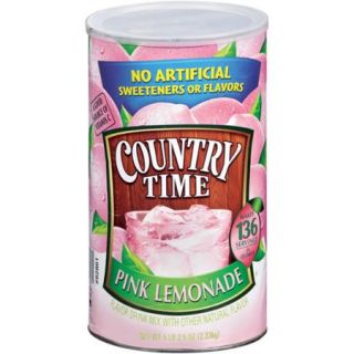 Country Time Pink Lemonade Mix   makes 34 qts.