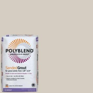 Custom Building Products Polyblend #545 Bleached Wood 25 lb. Sanded Grout PBG54525
