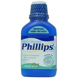 Phillips Milk Of Magnesia Liquid Mint 26 Fluid Ounce   Health