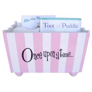 Once Upon a Time Stripe Hand Painted 10.5 Bookcase by New Arrivals
