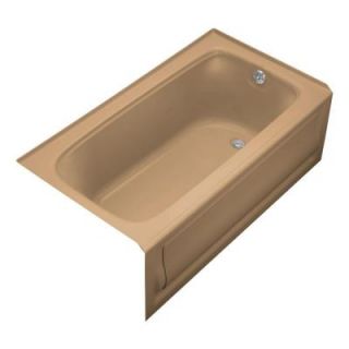 KOHLER Bancroft 5 ft. Right Hand Drain Acrylic Soaking Tub in Mexican Sand DISCONTINUED K 1150 RA 33