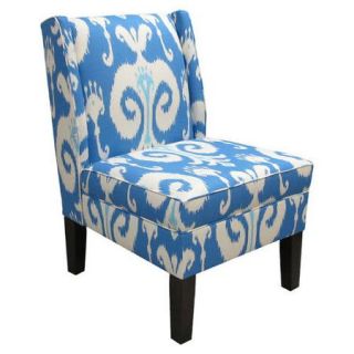 Skyline Furniture Wingback Himalaya Upholstered Slipper Chair