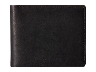 Bosca Washed Collection   8 Pocket Deluxe Executive Wallet Black