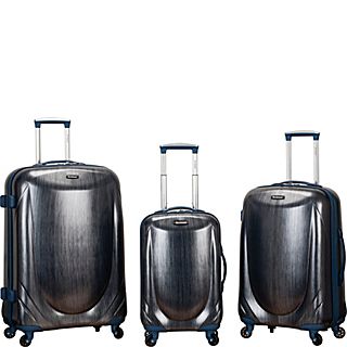 Rockland Luggage Hyperspace 3 Pc Polycarbonate Spinner  Luggage Set