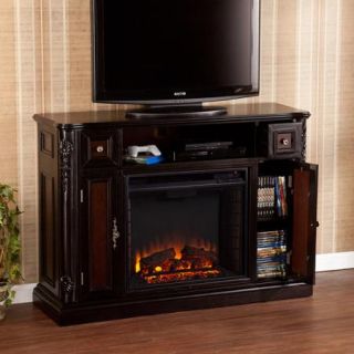 Marianna Media Console and Electric Fireplace, for TV&apos;s up to 46&quot;, Ebony